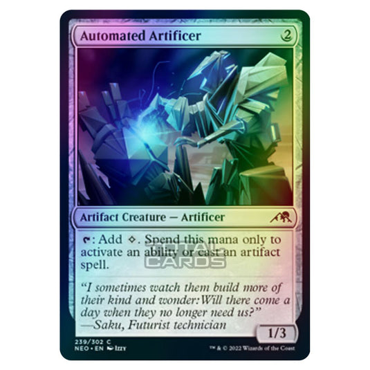 Magic The Gathering - Kamigawa - Neon Dynasty - Automated Artificer - 239/302 (Foil)