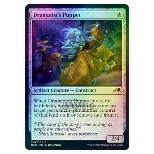 Magic The Gathering - Kamigawa - Neon Dynasty - Dramatist's Puppet - 244/302 (Foil)