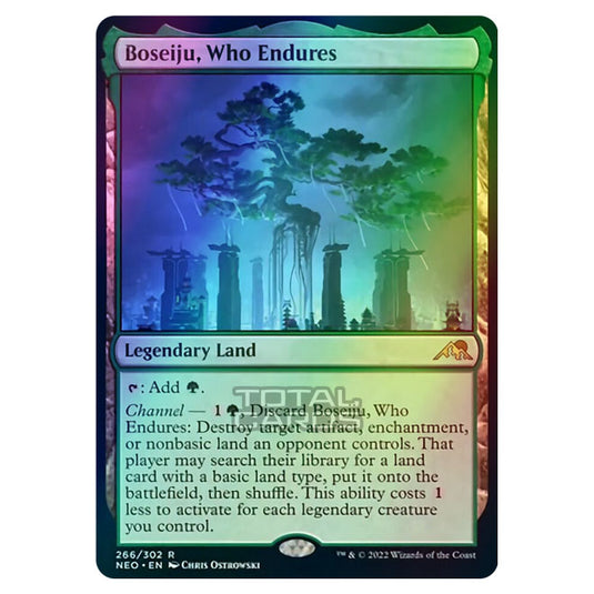 Magic The Gathering - Kamigawa - Neon Dynasty - Boseiju, Who Endures - 266/302 (Foil)