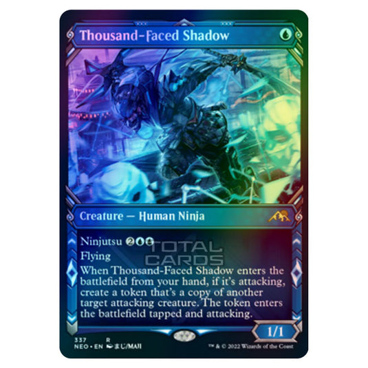 Magic The Gathering - Kamigawa - Neon Dynasty - Thousand-Faced Shadow - 337/302 (Foil)