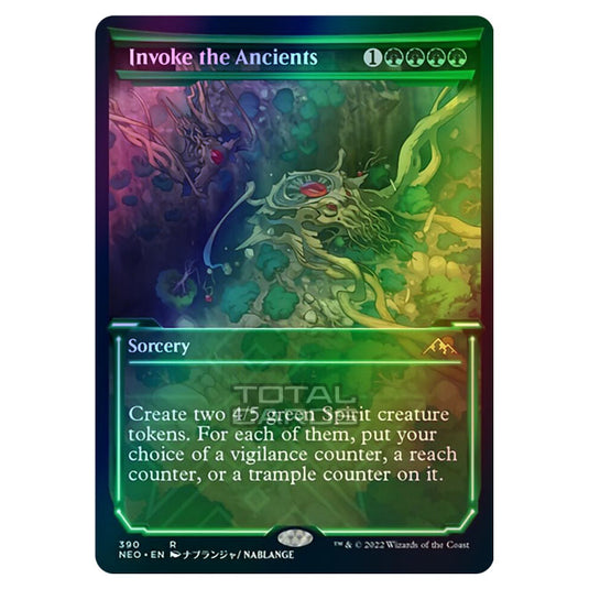 Magic The Gathering - Kamigawa - Neon Dynasty - Invoke the Ancients - 390/302 (Foil)