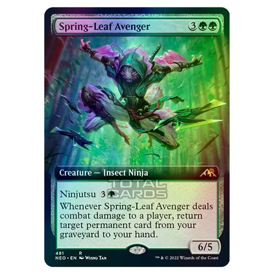 Magic The Gathering - Kamigawa - Neon Dynasty - Spring-Leaf Avenger - 481/302 (Foil)