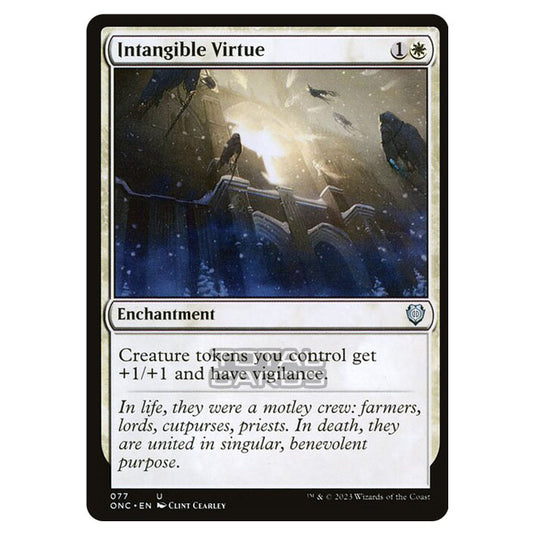 Magic The Gathering - Phyrexia - All Will Be One - Commander - Intangible Virtue - 77/174