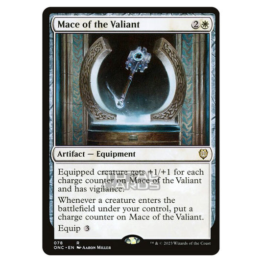 Magic The Gathering - Phyrexia - All Will Be One - Commander - Mace of the Valiant - 78/174