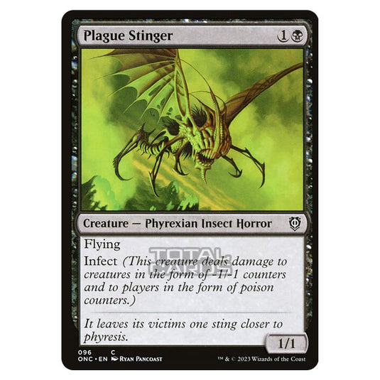 Magic The Gathering - Phyrexia - All Will Be One - Commander - Plague Stinger - 96/174