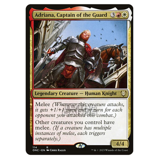 Magic The Gathering - Phyrexia - All Will Be One - Commander - Adriana, Captain of the Guard - 114/174