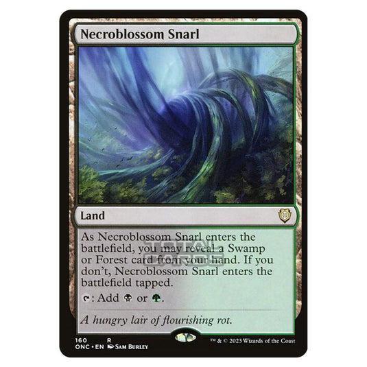 Magic The Gathering - Phyrexia - All Will Be One - Commander - Necroblossom Snarl - 160/174
