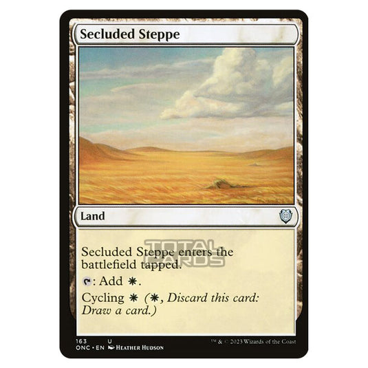 Magic The Gathering - Phyrexia - All Will Be One - Commander - Secluded Steppe - 163/174