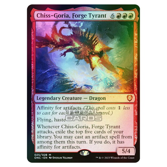 Magic The Gathering - Phyrexia - All Will Be One - Commander - Chiss-Goria, Forge Tyrant - 25/174 (Foil)