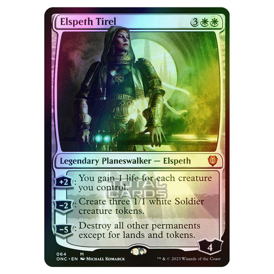 Magic The Gathering - Phyrexia - All Will Be One - Commander - Elspeth Tirel - 64/174 (Foil)