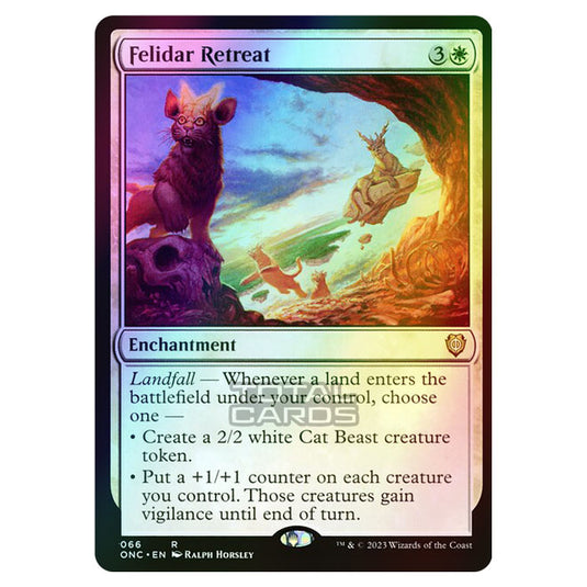 Magic The Gathering - Phyrexia - All Will Be One - Commander - Felidar Retreat - 66/174 (Foil)