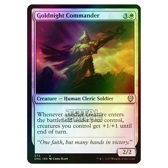 Magic The Gathering - Phyrexia - All Will Be One - Commander - Goldnight Commander - 72/174 (Foil)