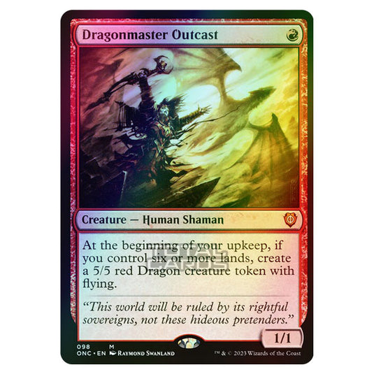 Magic The Gathering - Phyrexia - All Will Be One - Commander - Dragonmaster Outcast - 98/174 (Foil)