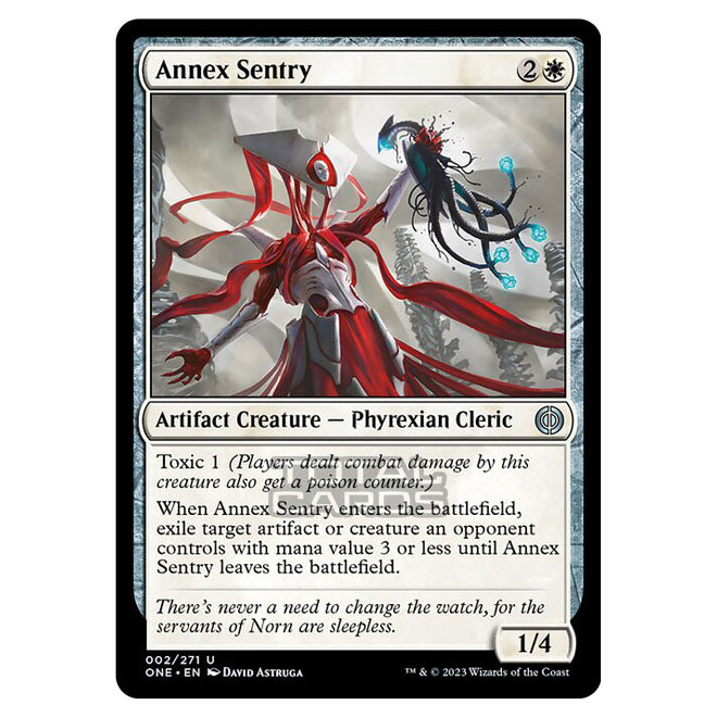 all will be one mtg card price Magic The Gathering - Phyrexia - All Will Be One - Annex Sentry