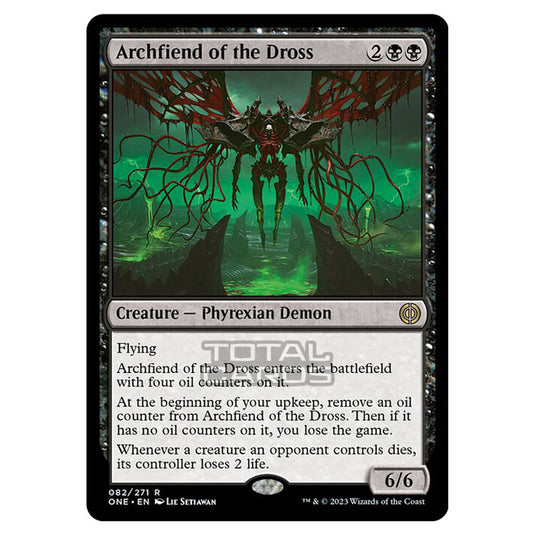 Magic The Gathering - Phyrexia - All Will Be One - Archfiend of the Dross - 82/271