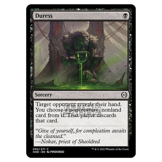 Magic The Gathering - Phyrexia - All Will Be One - Duress - 92/271