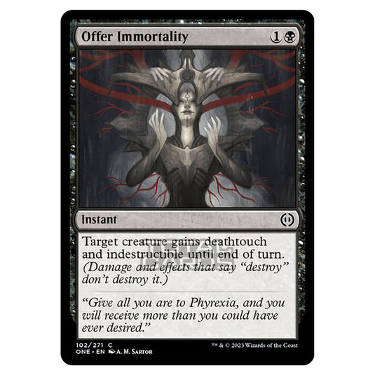 Magic The Gathering - Phyrexia - All Will Be One - Offer Immortality - 102/271