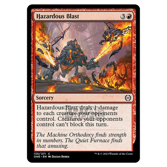 Magic The Gathering - Phyrexia - All Will Be One - Hazardous Blast - 135/271