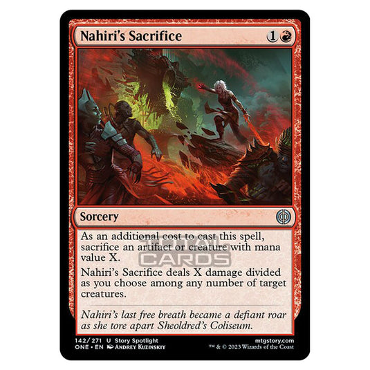 Magic The Gathering - Phyrexia - All Will Be One - Nahiri's Sacrifice - 142/271