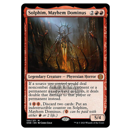 Magic The Gathering - Phyrexia - All Will Be One - Solphim, Mayhem Dominus - 150/271