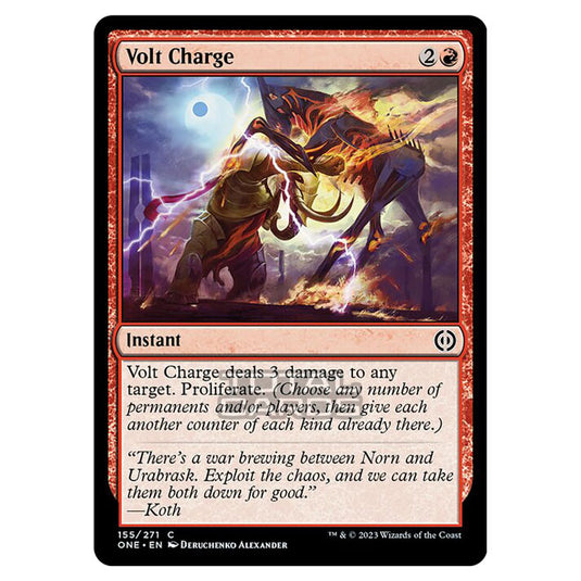 Magic The Gathering - Phyrexia - All Will Be One - Volt Charge - 155/271