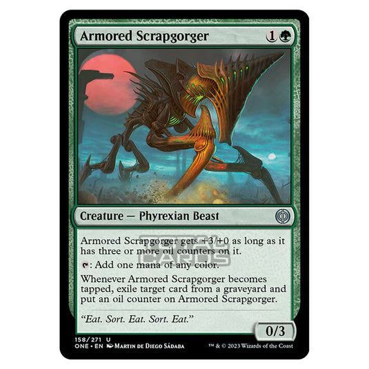 Magic The Gathering - Phyrexia - All Will Be One - Armored Scrapgorger - 158/271