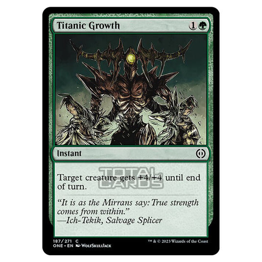 Magic The Gathering - Phyrexia - All Will Be One - Titanic Growth - 187/271