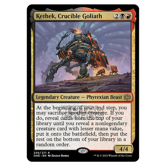 Magic The Gathering - Phyrexia - All Will Be One - Kethek, Crucible Goliath - 206/271