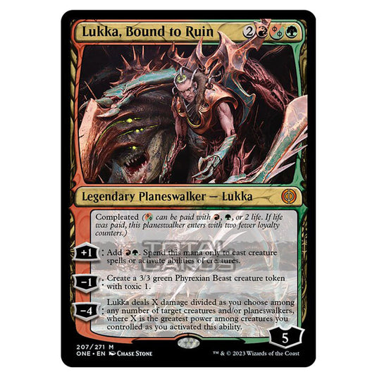 Magic The Gathering - Phyrexia - All Will Be One - Lukka, Bound to Ruin - 207/271