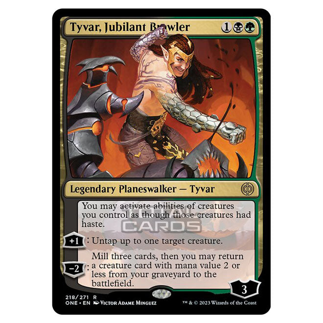 Magic The Gathering - Phyrexia - All Will Be One - Tyvar, Jubilant Bra Magic The Gathering - Phyrexia - All Will Be One - Tyvar, Jubilant Bra