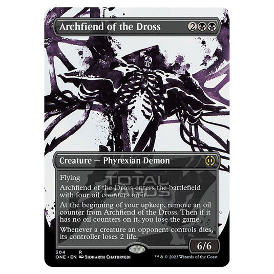 Magic The Gathering - Phyrexia - All Will Be One - Archfiend of the Dross - 304/271