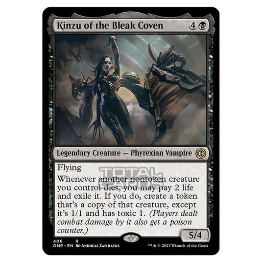 Magic The Gathering - Phyrexia - All Will Be One - Kinzu of the Bleak Coven - 406/271