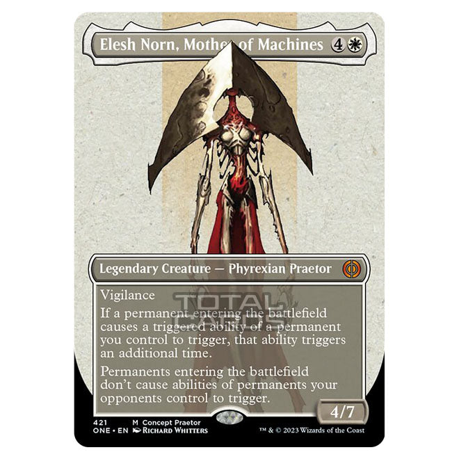 Magic The Gathering - Phyrexia - All Will Be One - Elesh Norn, Mother Magic The Gathering - Phyrexia - All Will Be One - Elesh Norn, Mother