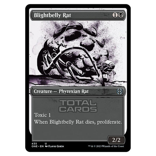 Magic The Gathering - Phyrexia - All Will Be One - Blightbelly Rat - 435/271