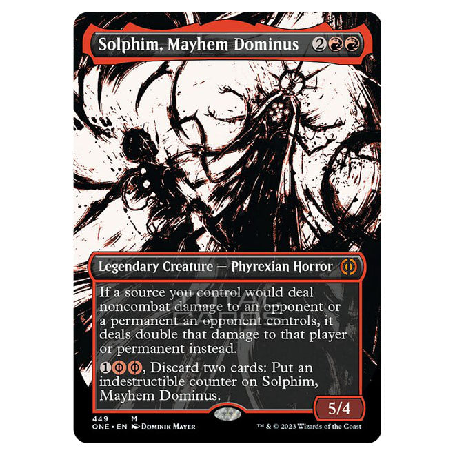 Magic The Gathering - Phyrexia - All Will Be One - Solphim, Mayhem Dom Magic The Gathering - Phyrexia - All Will Be One - Solphim, Mayhem Dom