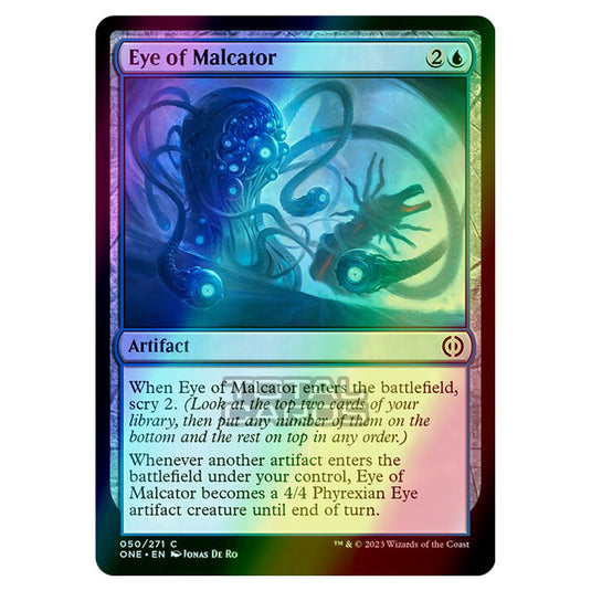 Magic The Gathering - Phyrexia - All Will Be One - Eye of Malcator - 50/271 (Foil)