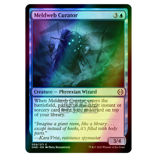 Magic The Gathering - Phyrexia - All Will Be One - Meldweb Curator - 59/271 (Foil)