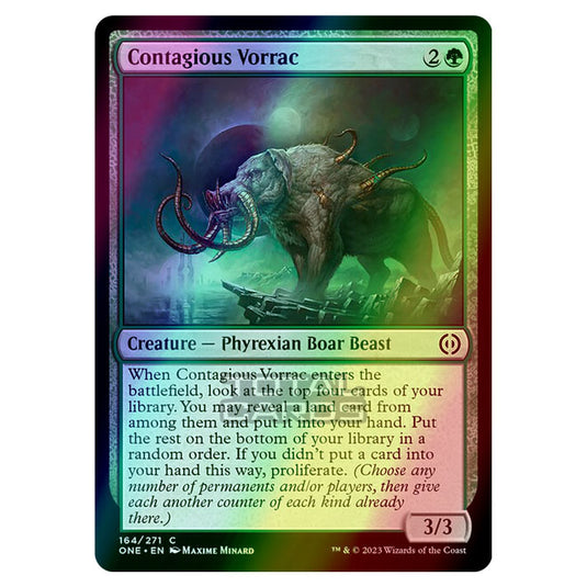 Magic The Gathering - Phyrexia - All Will Be One - Contagious Vorrac - 164/271 (Foil)