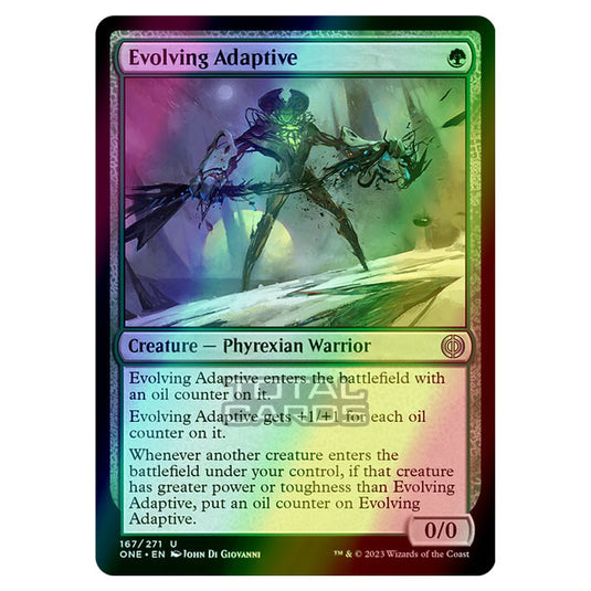 Magic The Gathering - Phyrexia - All Will Be One - Evolving Adaptive - 167/271 (Foil)