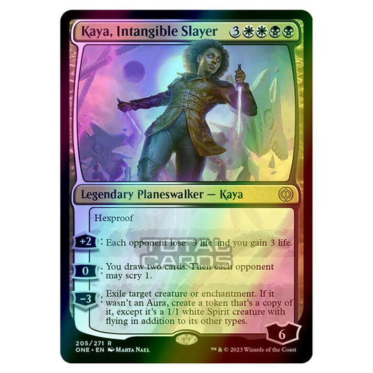Magic The Gathering - Phyrexia - All Will Be One - Kaya, Intangible Slayer - 205/271 (Foil)