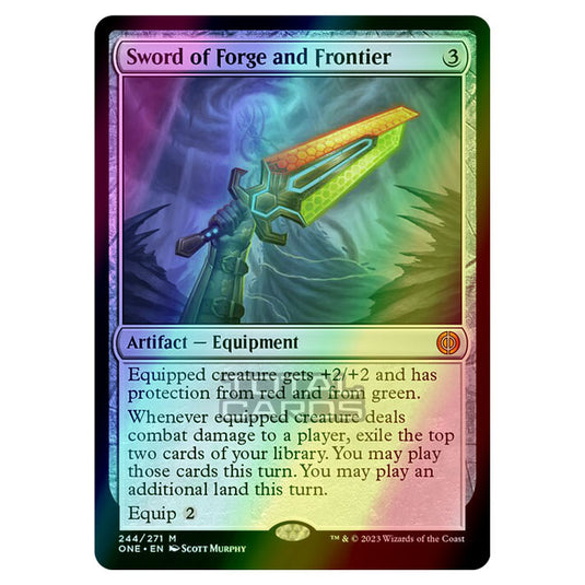 Magic The Gathering - Phyrexia - All Will Be One - Sword of Forge and Frontier - 244/271 (Foil)