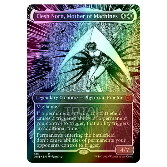 Magic The Gathering - Phyrexia - All Will Be One - Elesh Norn, Mother of Machines - 415/271 (Foil)