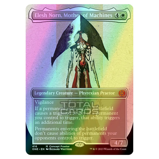 Magic The Gathering - Phyrexia - All Will Be One - Elesh Norn, Mother of Machines - 416/271 (Foil)