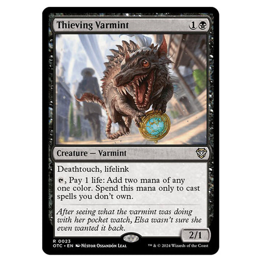 Magic The Gathering - Outlaws of Thunder Junction - Commander - Thieving Varmint - 0023