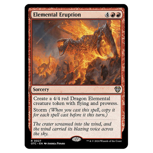 Magic The Gathering - Outlaws of Thunder Junction - Commander - Elemental Eruption - 0027