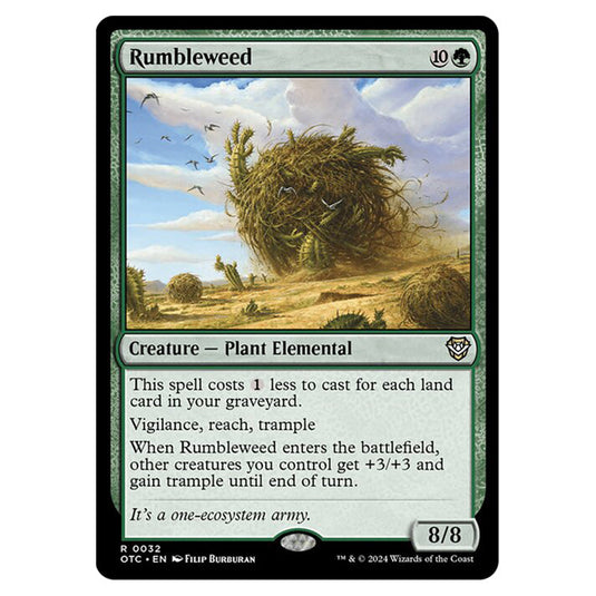 Magic The Gathering - Outlaws of Thunder Junction - Commander - Rumbleweed - 0032