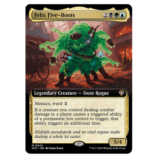 Magic The Gathering - Outlaws of Thunder Junction - Commander - Felix Five-Boots - 0042