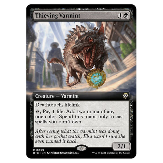 Magic The Gathering - Outlaws of Thunder Junction - Commander - Thieving Varmint - 0059