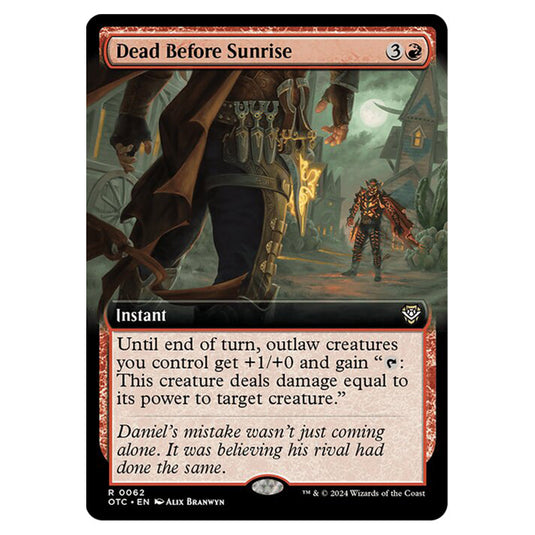 Magic The Gathering - Outlaws of Thunder Junction - Commander - Dead Before Sunrise - 0062