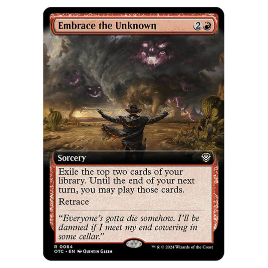 Magic The Gathering - Outlaws of Thunder Junction - Commander - Embrace the Unknown - 0064